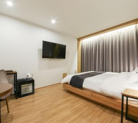 Gwangju Metropolitan City Gwangju Divine Hotel חדר תמונה